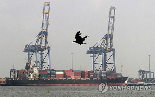 인도 발라패덤 컨테이너 항구. 로이터 연합뉴스